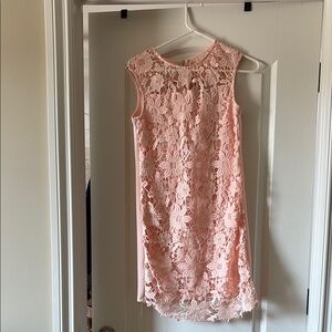 Trixxi Kids Formal Lace Dress in Pink